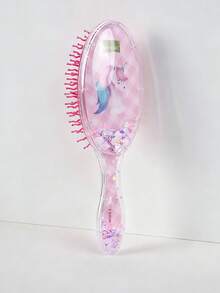 Bộ dụng cụ đa năng: Bình xịt & lược, bàn chải ướt, lược chải mượt tóc có nhũ (bàn chải đệm thiết kế hình kỳ lân trong suốt), phù hợp với mọi loại tóc, kể cả tóc xoăn tự nhiên và tóc thẳng, bình xịt (200ml), bộ dụng cụ tạo kiểu tóc. - Nhiều màu - Xem 6