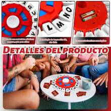Basta Juego De Mesa, Juego De Palabras De Ritmo Rápido En Español, Tablero De Palabras Divertido,36 Tarjetas Doble Cara, Fiesta De Navidad Y Aprendizaje Para Todas Las Edades, Regalos De Navidad - Rojo - Ver 4