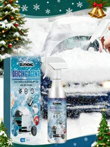 rayhong Deicer - Automotive Windshield & Window Fast-Acting Powerful De-Icer & Defroster Cleaner. Quickly Melts Frost, Ice And Snow On Car Windows, And Defrosts Frozen Locks, Wipers And Antennas. Spray-On Formula Won't Leave Residue On Glass, Easily Wipes Clean Without Obstructing Vision. - Multicolor - View 3