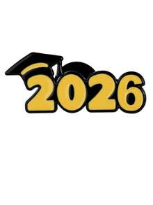 Huy hiệu trang trí mũ cử nhân kim loại kỷ niệm mùa tốt nghiệp mới năm 2026 - Nhiều màu - Xem 17