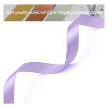 1/2 Inch, Light Purple Ribbon For Gift Wrapping 50 Yards Perfect Wedding Party Wreath Sewing DIY Hair Accessories Dration Floral Hair Balloons Other Projects - Multicolor 603 - View 2