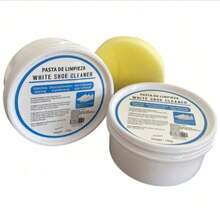 1 PIEZA DE PASTA PARA LIMPIEZA DE ZAPATOS BLANCOS 120 GRAMOS DE PRODUCTO - Blanco - Ver 4