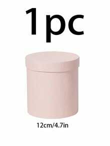 Round Box For Flower Packaging ,Luxury Paper Cardbord Boxes With Lids For Valentine's Day, Wedding DIY Decoration Jewelry Storage Accessories (Pink) - Multicolor - View 8