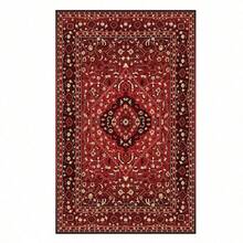 1 件波西米亚复古地毯，房间装饰，柔和的东方美学，客厅地毯，卧室入口，洗衣房，走廊地毯，办公室，农舍装饰 - 彩色 - 查看 26