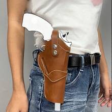 Wild West Gun Belt Holster Old Western Cowboy Leather Pistol Revolver ...
