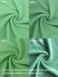 Áo vest dệt kim nữ, kiểu dáng giản dị, phong cách retro Pháp, màu trơn, dễ phối đồ hàng ngày, áo dệt kim ngắn không tay, thích hợp cho mùa xuân và cả mùa hè. - màu xanh lá - Xem 3