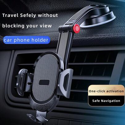 1pc Car Phone Holder Mount Phone Mount For Car Windshield Dashboard Universal Hands Free Automobile Cell Phone Holder Fit Phone