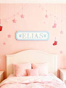 One Custom Nameplate, Personalized Children's Nameplate, Suitable For Both Boys' And Girls' Rooms, 3D Printed, Personalized Home Bedroom Nameplate. - Multicolor - View 8