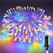 240LED 88Ft Connectable String Lights Indoor Outdoor Wire Warm White Lights Twinkle Fairy In With Timer Bedroom Classroom Wedding Tree Patio Decor - Multicolor + 240LED - View 1
