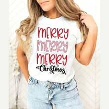 Camiseta de Feliz Navidad, Camiseta navideña, Camiseta de fiesta, Conjunto navideño a juego, Regalo de Navidad.JPG220g WoM-en's 100% Cotton T-Shirt - Feminine and Comfortable FiT-Suitable for all people, whether woM-en or M-enhigh-quality durable fabric suitable for all seans,ft to the touch but built to lastBreathabletops woM.en fall outfiT.S for woM.en vaC.Ation outfiT.S woM.en halloween costume - Blanco - Ver 1