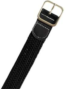 Cinturón elástico de cintura, cinturón tejido de lona para mujeres y hombres - Multicolor - Ver 4