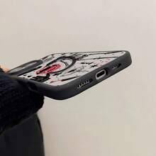 Funda para teléfono con diseño de esqueleto y labios, compatible con teléfonos ,  17,  16 Pro Max,  15 Pro Max,  13 y  12. Fabricada en TPU para una protección eficaz contra golpes y caídas. Un regalo original para familiares, amigos, seres queridos, parejas y para Halloween. - Negro - Ver 5