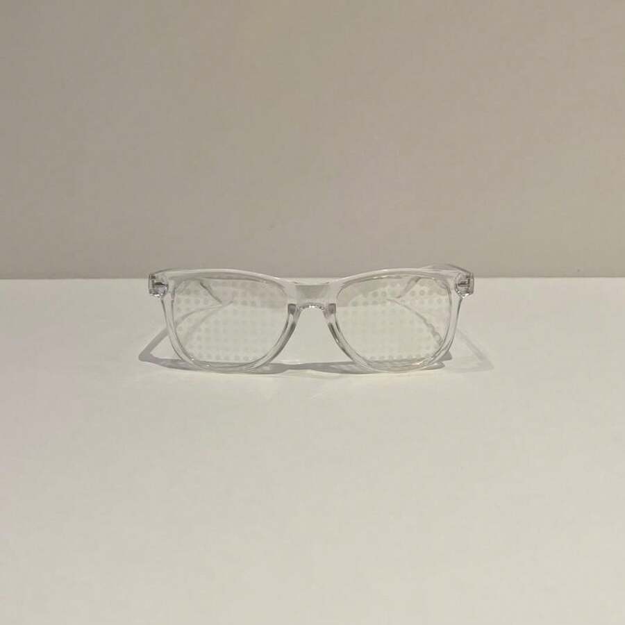 Rainbow Diffraction Glasses - Clear Design With Elegant Rainbow Pattern, Lightweight Frame, Ideal For Everyday Use