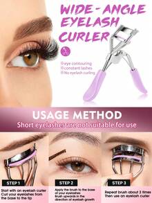 25/50pcs Makeup Brush Set, Includes Eye Shadow Brush, Eyebrow Brush, Foundation Brush, Powder Brush, Blush Brush, Concealer Brush And Highlighter Brush. Made Of Ultra-Soft Synthetic Fibers, Suitable For Daily Facial Makeup. Set Contains: Makeup Brush Set, Makeup Brush Set, Makeup Brush Set, Complete Makeup Set, Makeup Brush Set, Complete Makeup Set, Makeup Brush Set, Makeup Brush Set, Makeup Gift Set. - Purple - View 6