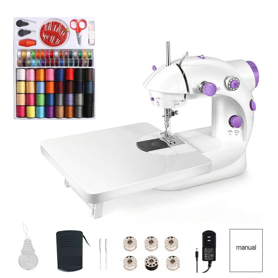 Mini Electric Sewing Machine: DIY Fun With Expansion Board & 99pc Kit! - UK Plug(220-240V) - View 1