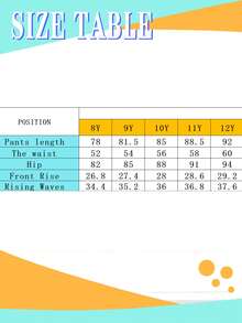 Tween Girls' Elastic Waist Wide Leg Loose Casual Versatile Jeans - Blue - View 6