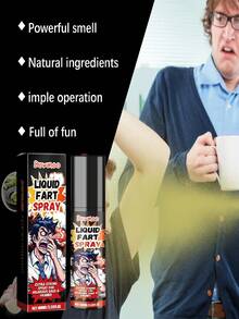 DOWMOO 1pc Prank Fart Spray, Practical Joke Entertainment Item, Concentrated Liquid Fart, Portable And Convenient, Can Be Carried Anywhere For Immediate Use. Long-Lasting Odor Ensures Effective Prank. Versatile For Various Creative And Funny Scenarios. - Multicolor - View 4
