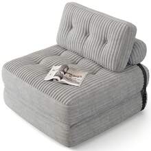 Asofer Futons - Light Grey - View 5