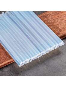 10pcs Multi-Purpose Mini Hot Melt Glue Sticks, Suitable For Crafting, Repairing And DIY Projects, Transparent, Gift, Christmas Gift