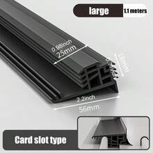 110cm TPE Window Water Stopper, Universal Rainproof Solution, Window Seal Strip, Effective Water Barrier For Window Panes, Rainwater Ingress Prevention, Window Gap Seal Strip - Multicolor - View 19