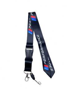 1 件运动风格高性能手机挂绳，带扣，适用于汽车改装、徽章夹、钥匙扣、工作卡展示休闲汽车配件包魅力学院风可爱哥特 Y2k - 黑與白 - 查看 10