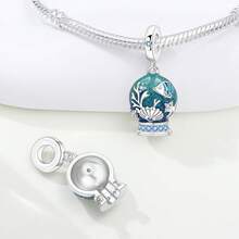 CYCUFF 1件镀银海洋生物吊坠，包含海豚、鲸鱼和海星图案，适合DIY手链、项链等饰品制作，是生日或女士礼物的绝佳选择。 - 彩色 - 查看 10