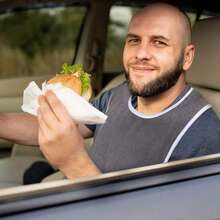 Adjustable Adult Bib, Waterproof Fabric Dining Apron, Suitable For The Elderly, The Disabled And Nursing Homes