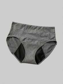 3pcs Women's Soft & Comfortable Leak-Proof Period Panties, Thick & Long Full Coverage Basic Style