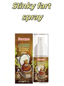 2瓶Dowmoo放屁喷雾，气味浓烈，为派对增添乐趣，液体喷雾 - 彩色 - 查看 12