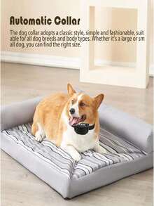 Collare Per Cani USB Rechargeable Automatic Anti Bark Dog Training Collar With 7 Sensitivity Levels Static Shock Beep Modes Nylon Collar Ultrasonic Pet Barking Stopper Trainer Device For Dogs Pet Supplies Holiday Gifts Collare Cane  - Multicolor - View 9