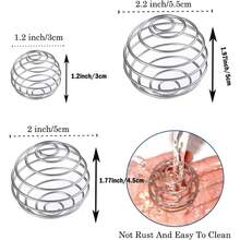 Stainless Steel Shaker Ball 3 Pcs Set Multiple Sizes Wire Whisk For Protein Shaker Bottle Blender Cup - 1 - View 5