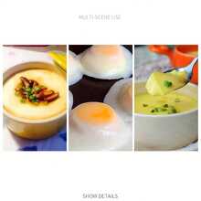 1 cái nồi hấp trứng dùng trong lò vi sóng - Nồi hấp tròn 2 cốc, dùng để làm trứng ốp la bông xốp và trứng luộc chín hoàn hảo - Chất liệu nhựa, an toàn với máy rửa chén - Giải pháp bữa sáng nhanh chóng tại nhà/văn phòng - Nhiều màu - Xem 7