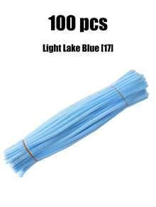 100pcs Fluffy Cleaning Sticks, Soft Fuzzy Craft Sticks Suitable For DIY Flower Bouquets, Floral Arrangements, Children's School Art Projects, Party Decorations, Graduation, Weddings, Birthday Gifts, Mother's Day, Christmas And Other Holiday DIY Crafts - Red Series - View 44