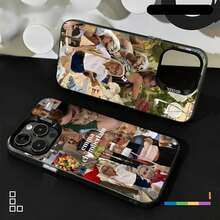 Funda de teléfono EmmaS ChamberlainS color plata mate para 17 16 15 14 13 12 11 Pro Max Plus cubierta dura a prueba de golpes - z7 - Ver 1