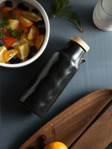 Ceramic Household Kitchen Small Oil Bottle, Non-Drip Soy Sauce Vinegar Seasoning Dispenser Bottle, Oil Container - Multicolor - View 4