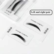1 Cặp Miếng Dán Lông Mày - Bộ Chọn Hình Dáng Lông Mày Thử, Bộ Miếng Dán Lông Mày, Giá Rẻ, Quà Nhồi Tất, Trang Điểm, Dụng Cụ Trang Điểm, Đồ Giá Rẻ, Quà Tặng, Quà Tặng Cho Phụ Nữ, Quà Giáng Sinh - Nhiều màu - Xem 5