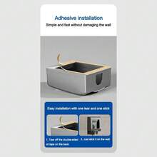 86 Type Self-Adhesive Wall Socket Waterproof Box Electric Plug Cover Bathroom Wall Switch Protection Socket Splash-Proof Box
