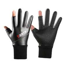 Mănuși de ciclism calde, mănuși de pescuit, mănuși de iarnă pentru bărbați și femei, căptușite termic, antiderapante și impermeabile. - Multicolor - Vizualizare 8