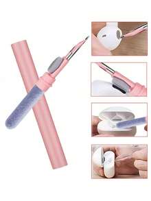 طقم تنظيف متوافق مع Pro 1 2 3 قلم تنظيف متعدد الوظائف مع فرشاة ناعمة وإسفنجة مخملية لتنظيف علبة سماعات الأذن، قلم تنظيف متوافق مع Pro 1 2 طقم تنظيف متعدد الوظائف فرشاة ناعمة لأدوات تنظيف علبة سماعات الأذن لسماعات MI - متعدد الألوان - مشاهدة 11