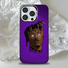 Funda de teléfono Rapper J-Juice W-Wrld para 17,16,15,14,13,12,11,Pro,Max,Plus, anti-caída, negro mate, parachoques duro - Z5 - Ver 1