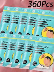 1pack Hijab Tape, Invisible Anti-Slip Adhesive Tape For Headscarf Fashionable Brooch For Dress