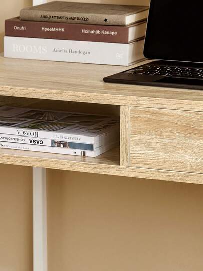 SoBuy FWT63 N, Home Office Tafel Bureau Computer Workstation Storage Shelf view 8