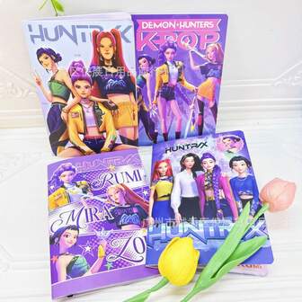 1 pieza Cuaderno de carrito de papelería de grupo de estudiantes de grupo de brujas A5, relleno de calcetín navideño, regalo del Día de San Valentín, diario del Día de San Valentín para escribir a mano una carta de amor, cuaderno para confesar el amor, adecuado como regalo para una novia, para fans del manga, como regalo de cumpleaños o regalo del Día de San Valentín (estilo aleatorio)