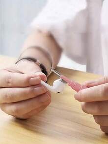 3-In-1 Wireless Earphone Cleaning Kit Includes A Multi-Functional Cleaning Pen, A Soft-Bristled Brush, And A Flocked Sponge To Remove Dust And Stubborn Stains. Suitable For Cleaning Bluetooth Earphone Cases, Mobile Phones, Cameras, And Other Devices, This Compact And Portable Tool Easily Fits In A Pocket Or Bag For Convenient Travel Or Everyday Use. - Multicolor - View 3