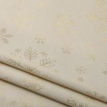 Kitchen Tablecloth - 264 X 152 cm (Rectangular) + Golden Glass Snowflake - View 5