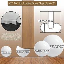 Under Door Draft Stopper 32 Inch For Huge Gap Up To 2 Inch Draft Blocker For Bottom Of Door 27-35 Inch Seal Insulat... - Gap 0 27-35 & Quot; - View 8