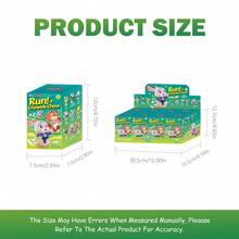 Miniso Zootopia Mystery Blind Box, 'The Great Chase' Series - Surprise Collectible Figure Of Nick Or Judy