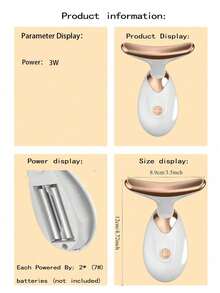 Portable Anti-Wrinkle Double Chin Electric Facial Tightening Massager, Multi-Functional Facial Beauty Device