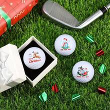 3pcs Funny Golf Balls - Christmas