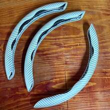 3件套 - 激光碳纤维汽车方向盘套：运动感十足，赛车级握感，提升驾驶体验 - 增强舒适性和操控性，适用于多种车型 - 彩色 - 查看 10